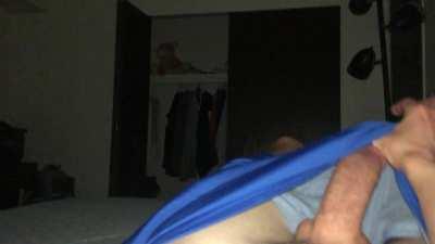 Morning bulge with a big reveal