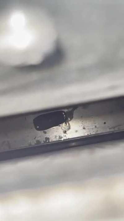 Checked into a hotel last night and dropped my keys getting out of the elevator..