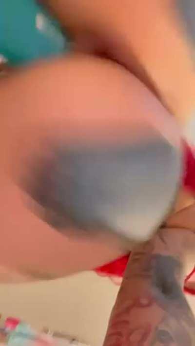 "I know that lil dildo ain't enough babygirl~"
