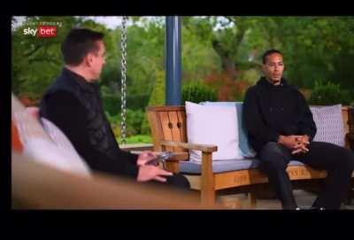 VVD when asked who is a player he would’ve liked to play with at Liverpool.