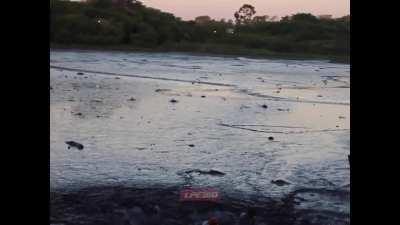 Nothing to see here just a sinkhole nearly taking 2 victims