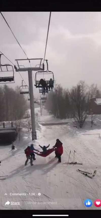 To catch the person as they fell.