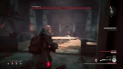 Harrow finished his ninja training the second time you meet him