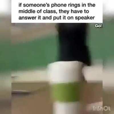 Teacher tries to teach students a lesson