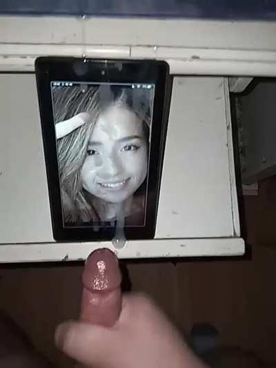 First Time Tributing While Drunk. Here's my load on Pokimane, she always makes me cum a fuckton.