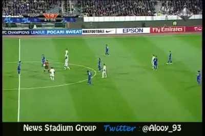 Goalkeeper hitting the spidercam not once, but twice!