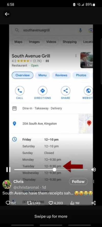 South Avenue Grill Jamaican