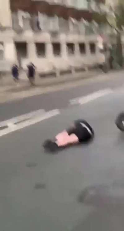 A pished Scotsman in London hahaha