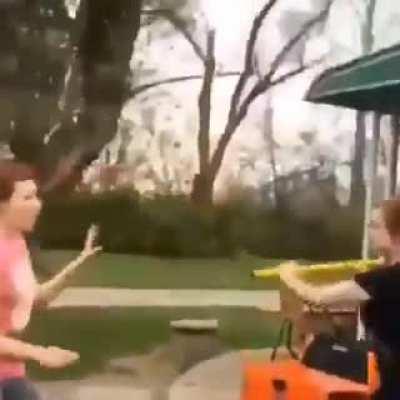 The sound of the shovel