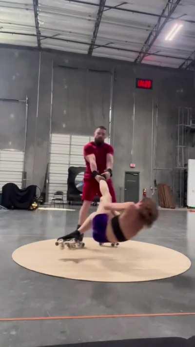 Roller-skating with a dangerous twist