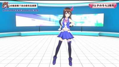 Sora and A-chan rarely show up together nowadays, so throwback to Sora singing Lost One no Goukoku with an ultra-supportive A-chan