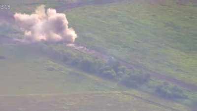 Footage of a tank battle at the beginning of the Zaporizhzhia operation (Summer 2023), Leopard 2 confidently wins against two Russian tanks at a distance of more than 1.5 km. After damaging one of them, both Russian tanks leave the position.