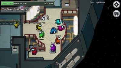 Among Us, mas com 1001 players