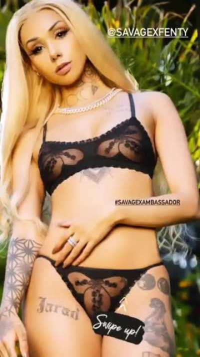 Ally being sexy in her story