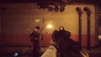 Spawning on a random squadmate when suddenly... #OnlyInBattlefield