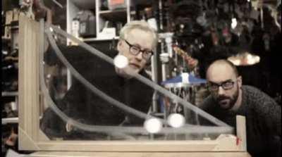 Fastest route for a ball.