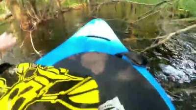 this is why my kayak never leaves the bathtub.