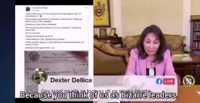 Cebu (Philippines) Gov. Gwen Garcia publicly shamed a doctor because of criticisms against the mandate of implementing 