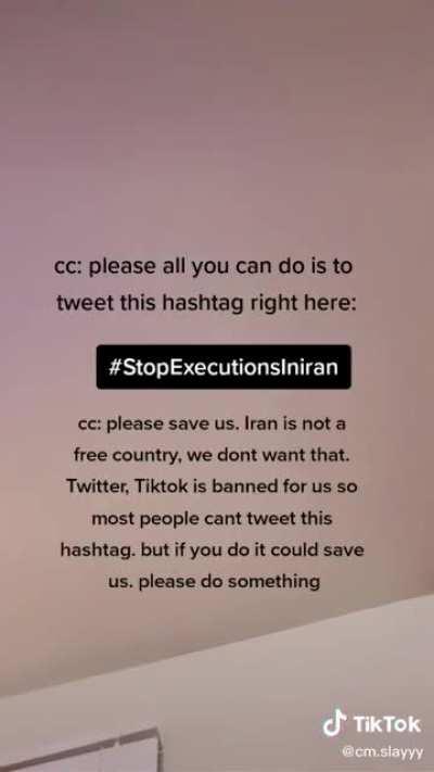 I thought I should share this about a situation I’m Iran .