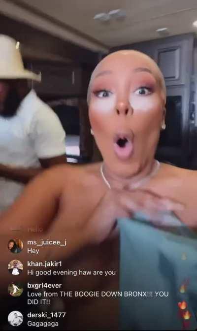 Video of K Michelle slip up on live yesterday