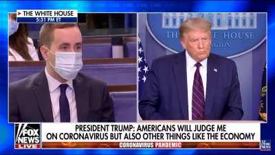 Trump on Ghislaine Maxwell: “I wish her well.