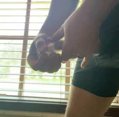 That time my phone battery died towards the end of my cumshot lol. Wish you could see how much it was 🤷🏻‍♂️