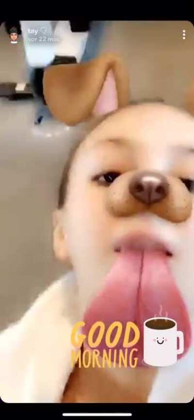 This is an old one from her public snapchat