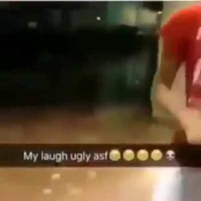 Goofy ass laugh