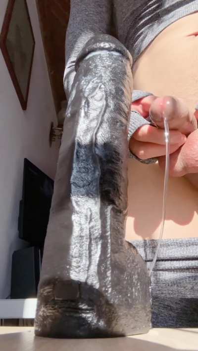 Removing chastity after riding BBC