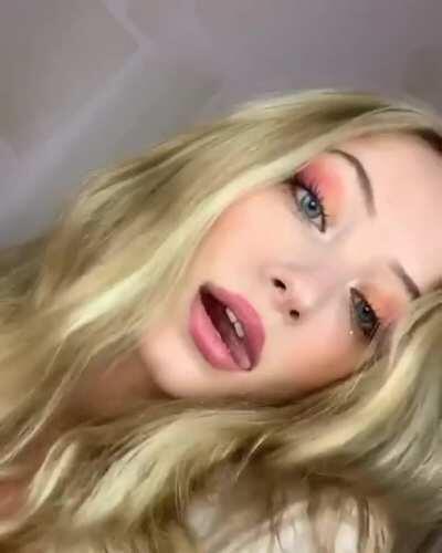 Sophia with a pretty face