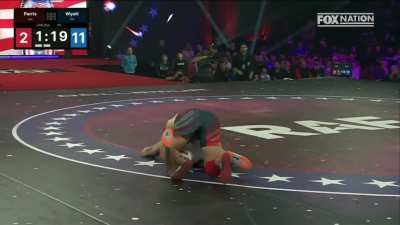 Wyatt Hendrickson tech falls Mason Parris 13-2 - Heavyweight Championship RAF 04, December 20