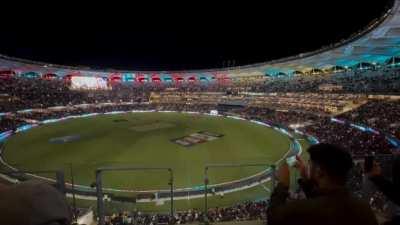 Light Show at Perth Stadium