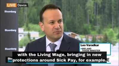 Leo on Bloomberg explaining the Irish housing crisis, 