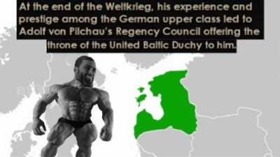 Duke Adolph Friedrich of the United Baltic Duchy is beyond Based.