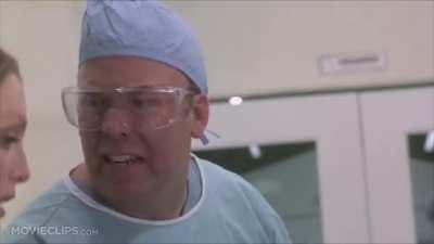 We're going in rectally