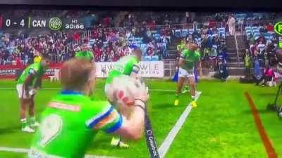 Australian rugby team getting in on the action