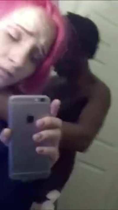 College Chick Proudly Blacked