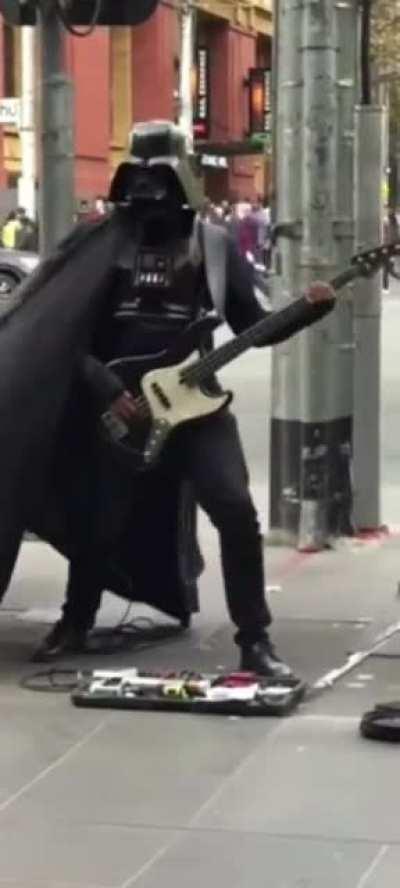 Vader raging against the machine.