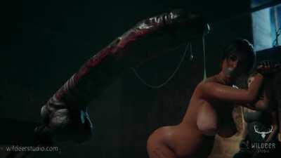 Lara Croft In Trouble Part 2 (Wildeer Studio) [Tomb Raider]