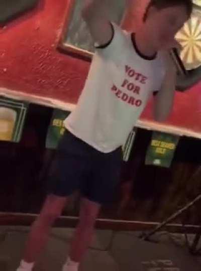 Mans been waiting his whole life for this moment