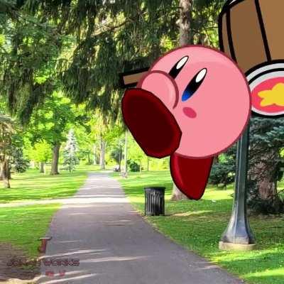 POV Kirby catches you being cringe