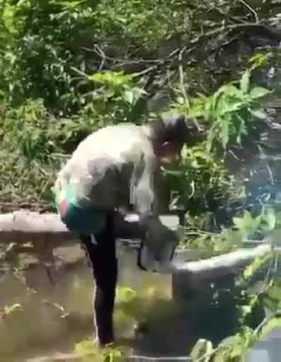 The woman warned that it was going to go wrong.