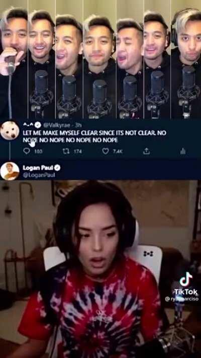 Rae rejecting Logal Paul: The Musical. By ‘ryannarciso’ on TikTok!