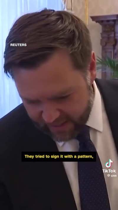 The American Pope acting like he doesn't speak English lol