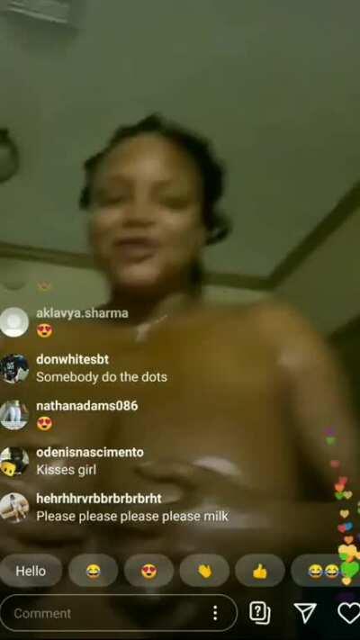That insta live that got her banned 👀