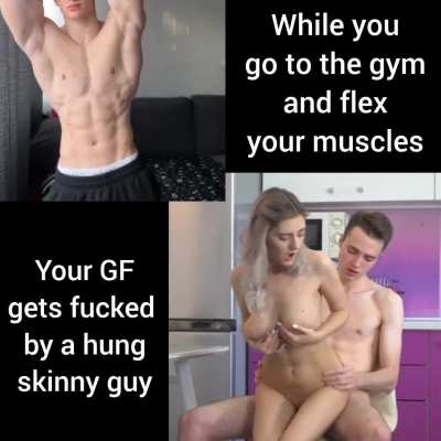 The fate of gymbros who neglect their partners because they are too obsessed with their muscles