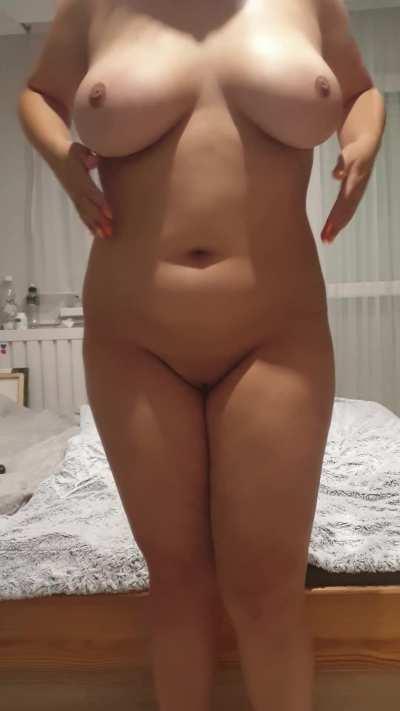 You come over and I show you my body for the first time.🙈 What happens next?