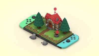 I made my house into an isometric animation in Maya!