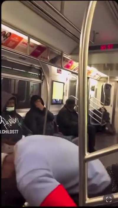 NYC Subway Vagrant who went viral gets confronted