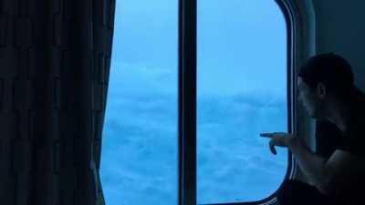 View from 3rd deck during a storm